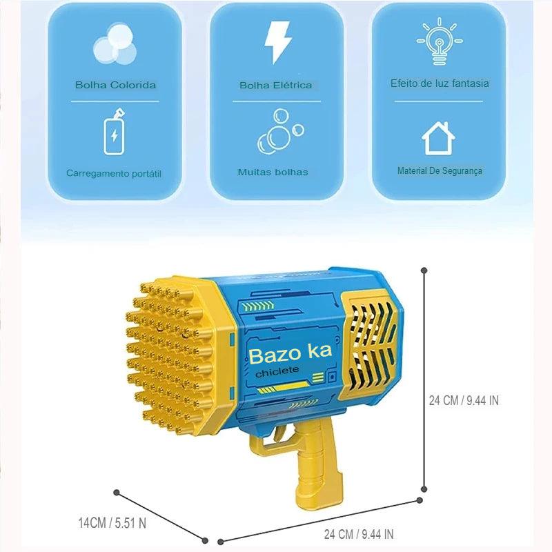 Bubbly Blast - A Metralhadora de Bolhas Multicoloridas
