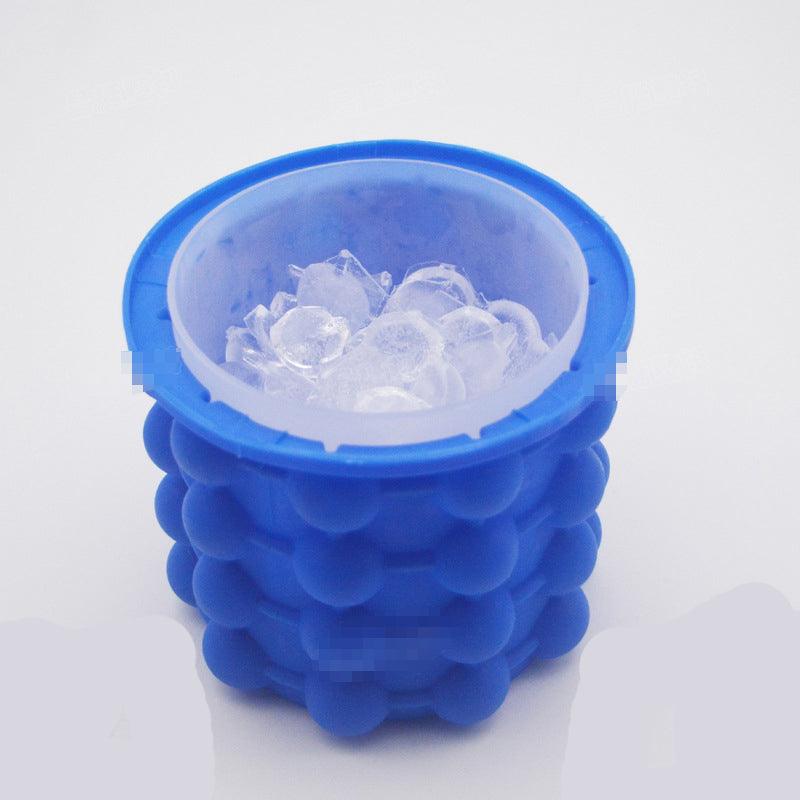 FlexiBucket: O Mini Balde de Silicone De Gelo Portátil Redondo que Mantém suas Bebidas Sempre Refrescantes!