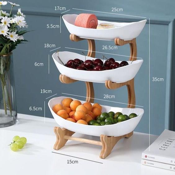 Fruteira de Mesa Bamboo™ | Linha Home Pacasa